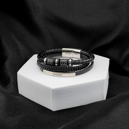 Son's Pride & Love Triple Stack Bracelet