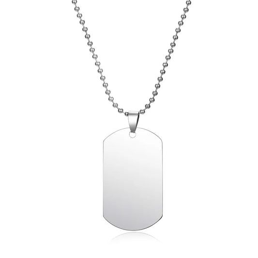 Collier classique avec médaillon pour chien