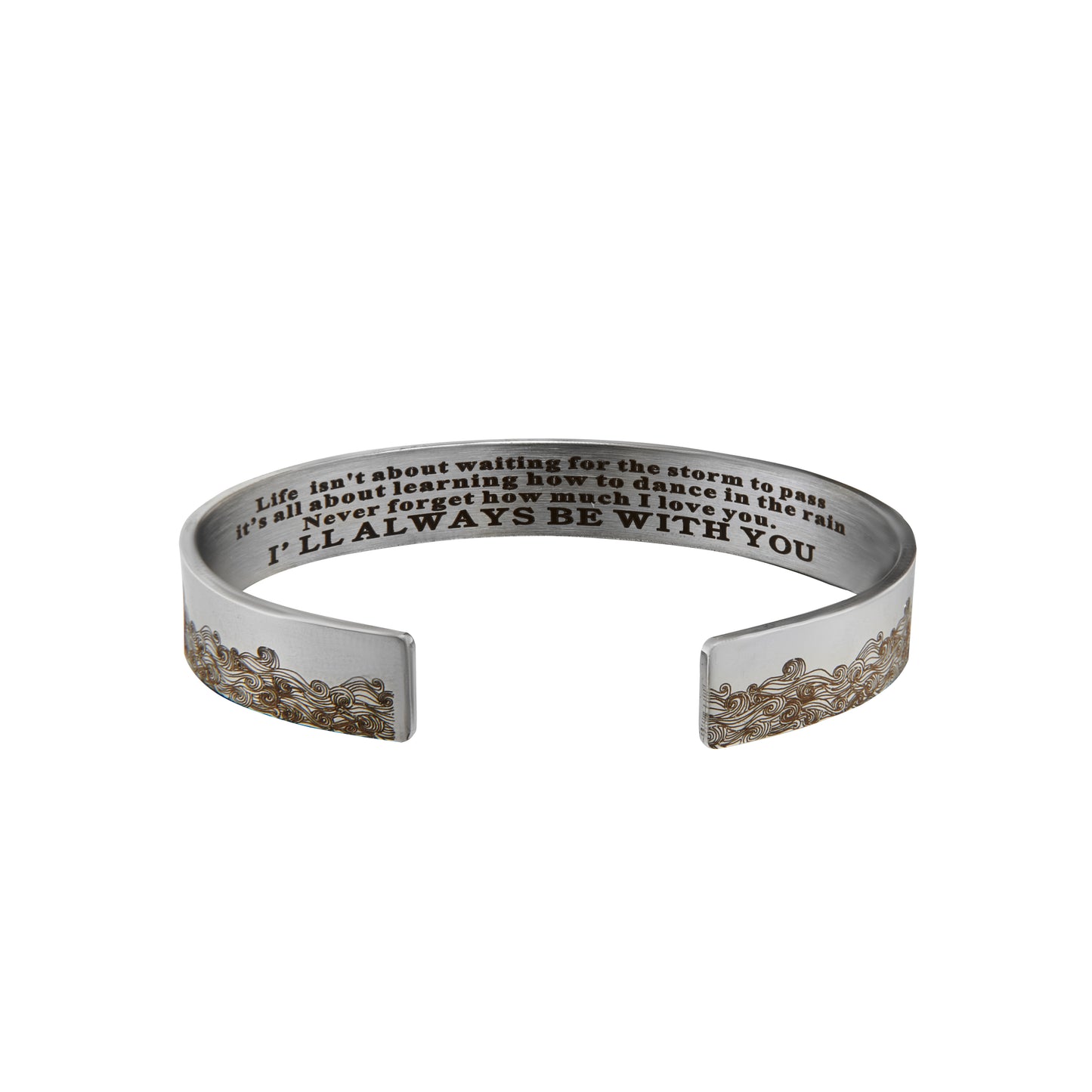 To My Bestfriend "Sisters By Heart" - Ensemble de bracelets gravés