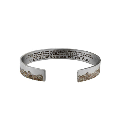 To My Bestfriend "Sisters By Heart" - Ensemble de bracelets gravés